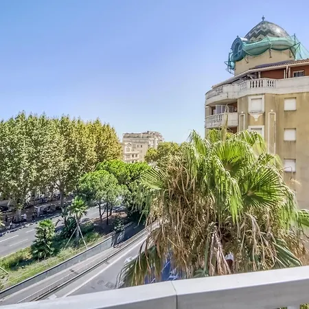 Greeter-Appartement Lumineux Avec Vue Sur La Mer Nizza Exterior foto